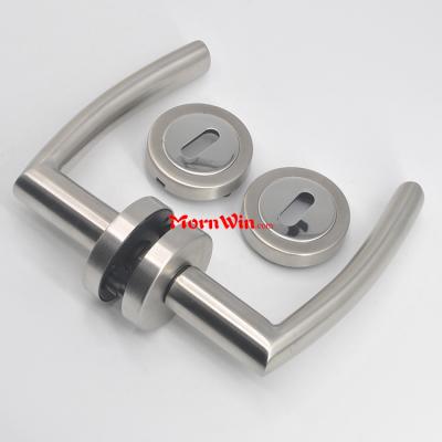 Jiangmen stainless steel tube door handle mortise lock door handle