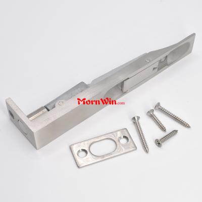 L Shape Solid Casting Stainless Steel Lever Action Flush Latch Bolt