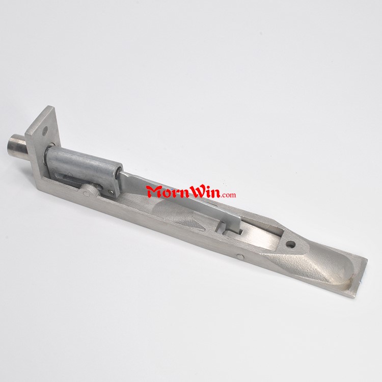 L Shape Solid Casting Stainless Steel Lever Action Flush Latch Bolt