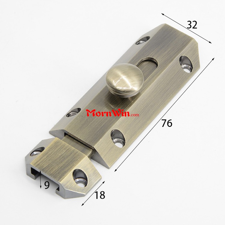 Luxury Brass Flush Door Lock Bolt Brass Window Tower Bolt