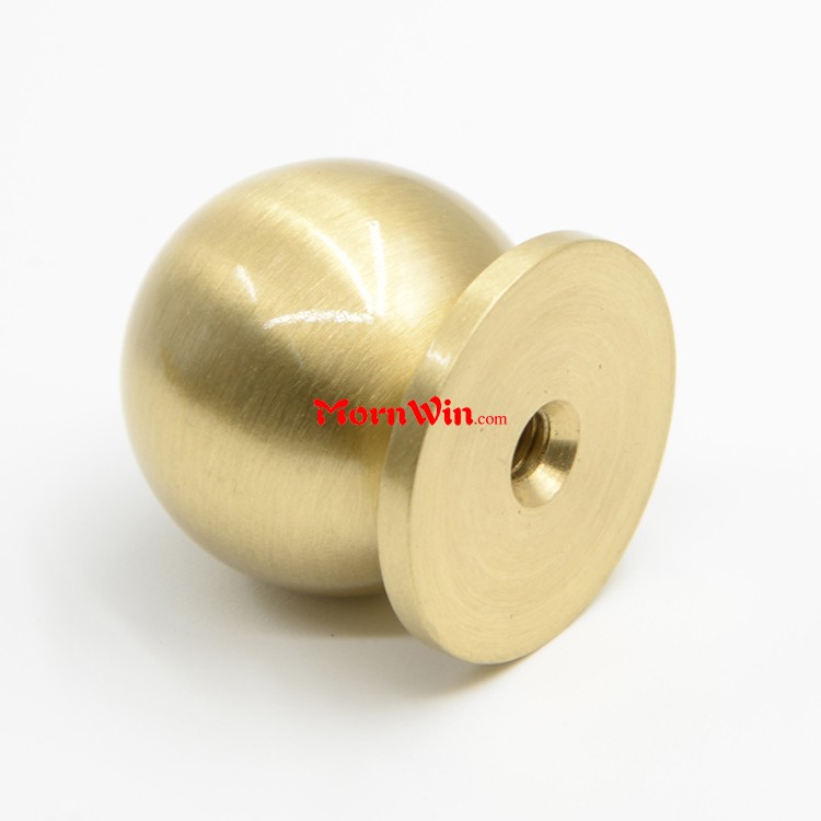 Mushroom shaped Solid Brass Round Single Hole Small Handle Knob