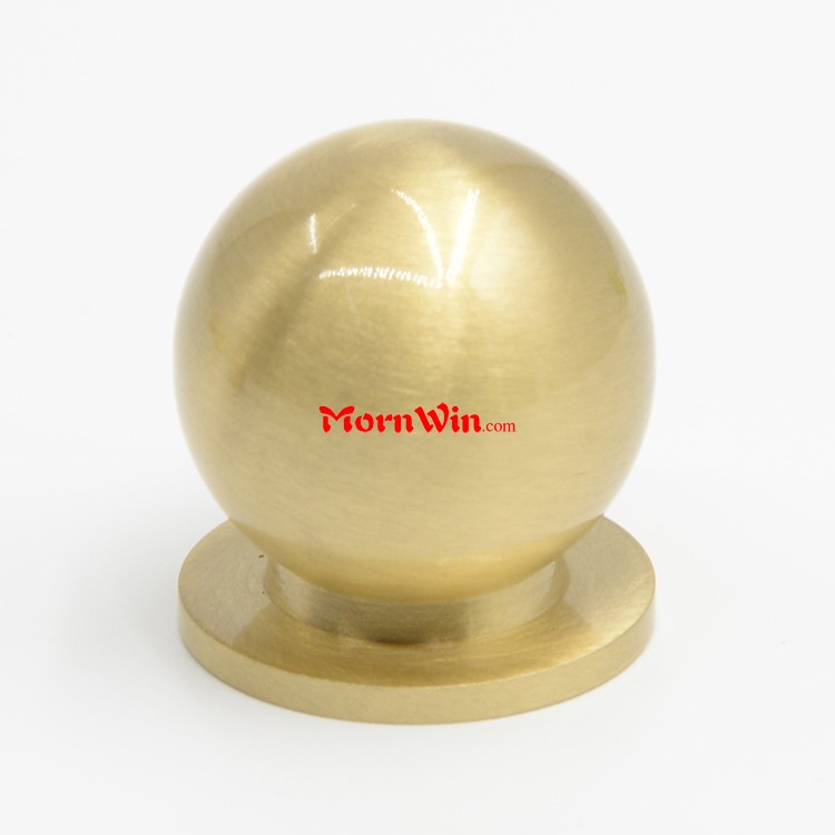 Mushroom shaped Solid Brass Round Single Hole Small Handle Knob