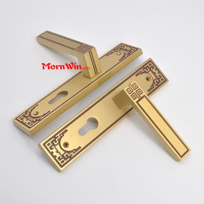 New design Champion Sales decorative brass gold polish door handle