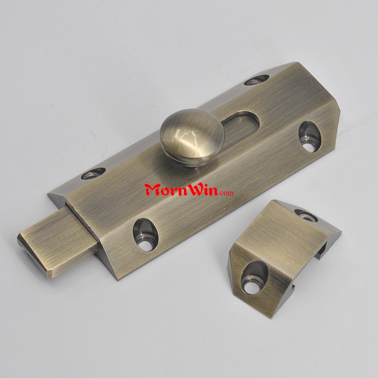 Novel design wholesale brass door bolts door extension flush bolt lock