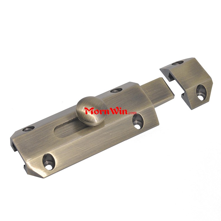 Novel design wholesale brass door bolts door extension flush bolt lock