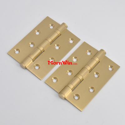 Popular 4 Ball Bearing Satin Gold Brass Door Hinge