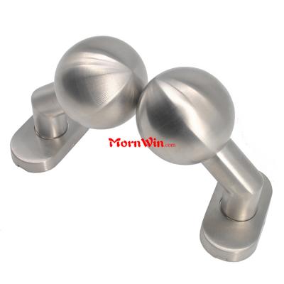 Popular Design Stainless Steel Door Round Knob with Oval Rose