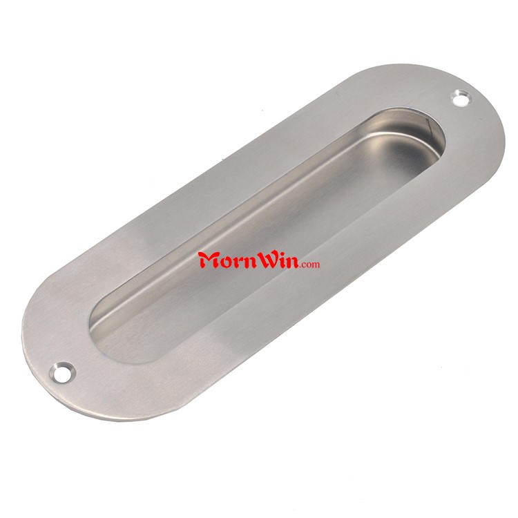 Popular surface mounted oval shape stainless steel flush pull 