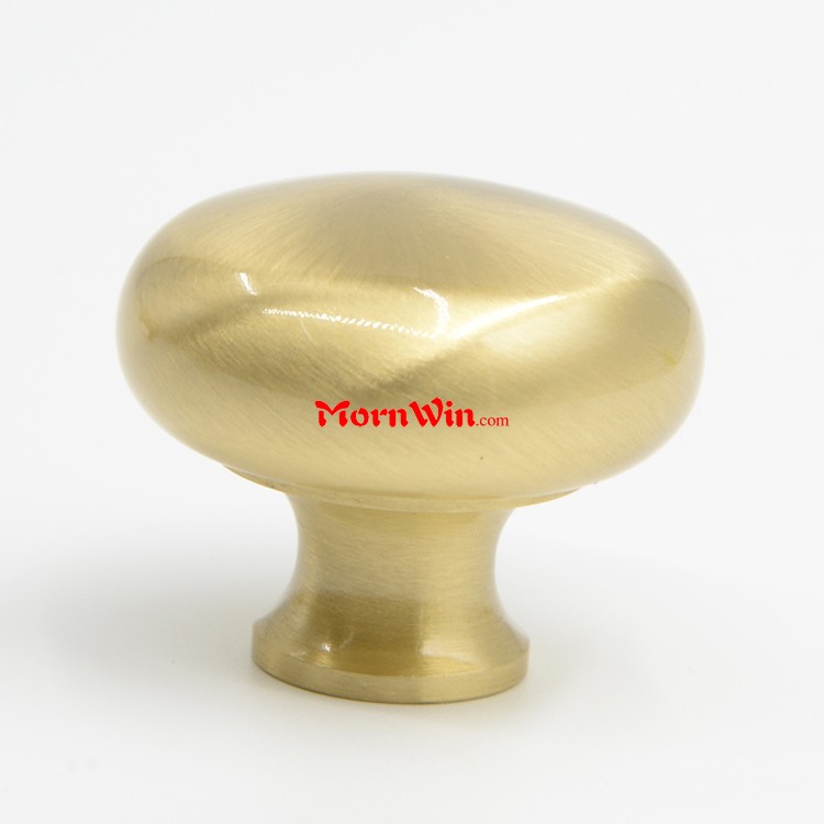Round Ball Solid Brass Furniture Cabinet Handle Copper Knob Pulls