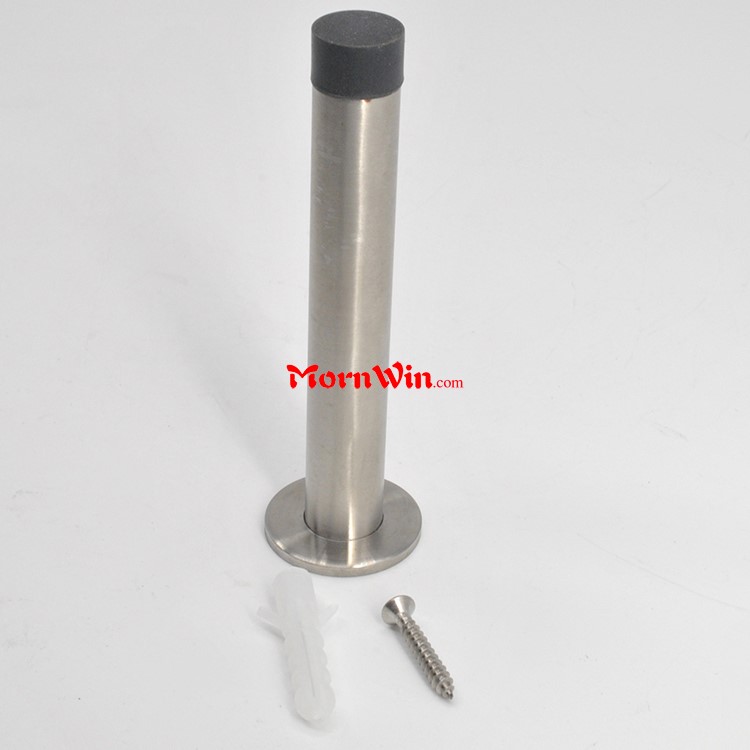 Round shape cylindrical stainless steel material door stopper