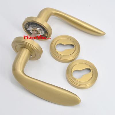 Satin Bronze Effect Internal Brass Lever Door Handle