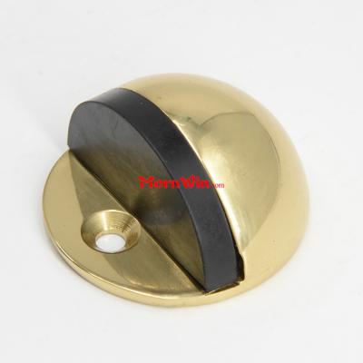 Satin Polished Brass Hot Sale Hemisphere Rubber Door Stopper