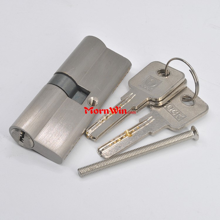 Single Open Security Brass Lock Cylinder With Door Knob Lock 