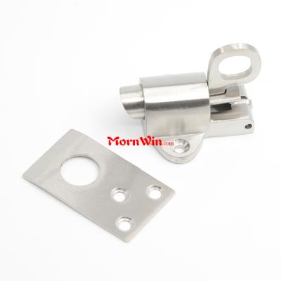 Solid Stainless Steel Toilet door bathroom window spring loaded latch