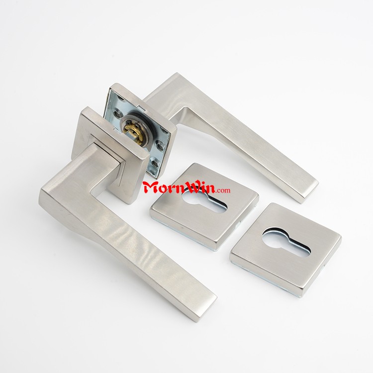 Solid Stainless steel lever internal interior door lock handle