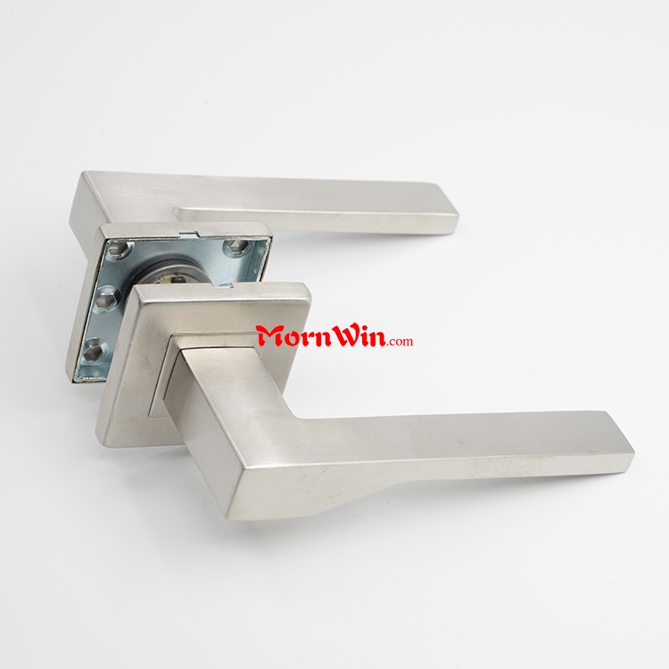 Solid Stainless steel lever internal interior door lock handle