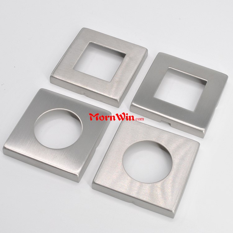 Square Shape Door Handle SUS304 h key escutcheon plate 