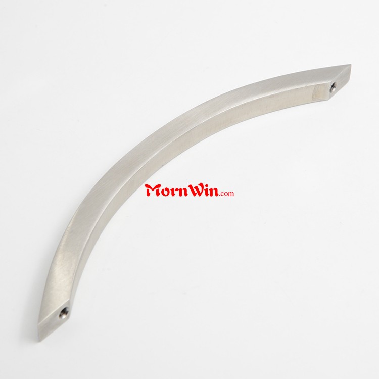 Square stainless steel cabinet bow pull handle