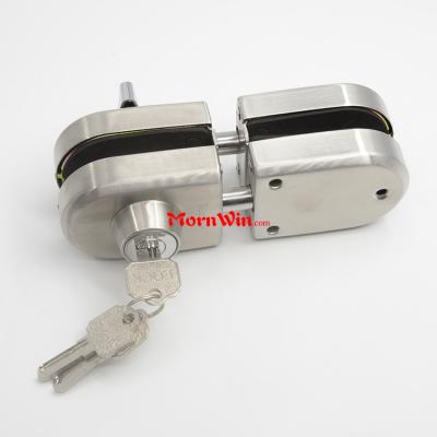 Stainless Steel 304 Frameless Sliding Lock Glass To Glass Door Lock