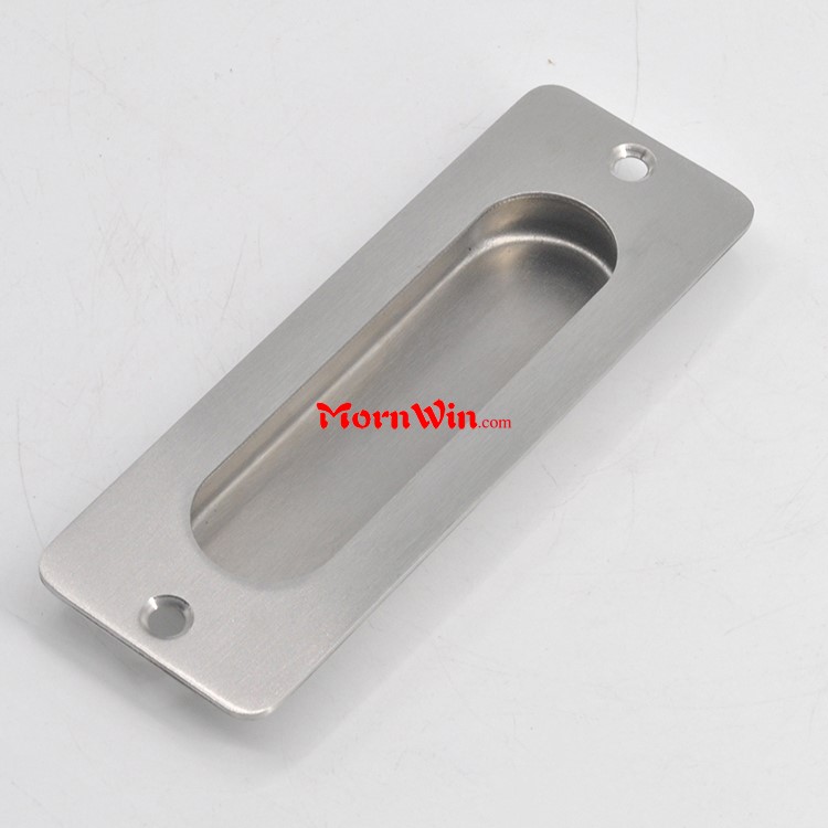 Stainless Steel 304 Furniture Recessed Hidden Sliding Handle Pull for Cabinets and Drawers