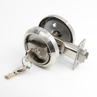 Stainless Steel 304 Round Push Pull concealed door Hook lock