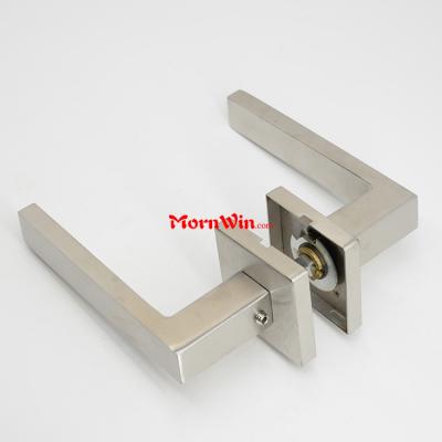 Stainless Steel 304 casting High Quality Solid casting square door Lever Handle