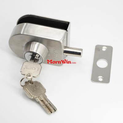 Stainless Steel Oval Shape Single Bolts Screw Mounted Push Pull Sliding Door Lock