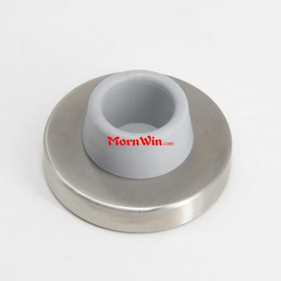 Stainless Steel Round Door Stopper Door Holder Catch Rubber Door Stop