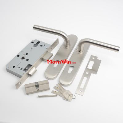 Stainless Steel door handle plate 5572 mortise door lock