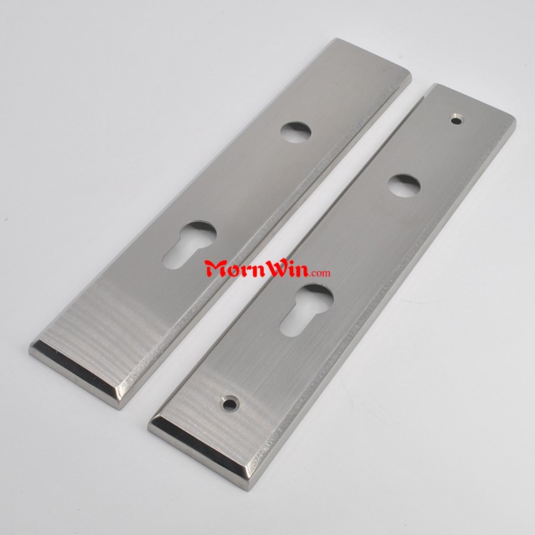 Stainless steel 260mm 52mm door handle cover 85mm distance face full plates