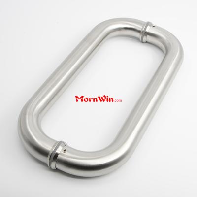 Stainless steel O TYPE glass door push pull handle