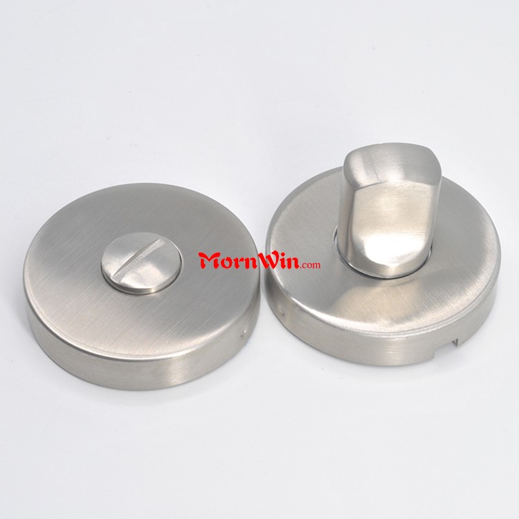 Stainless steel round door knobs for bathroom door