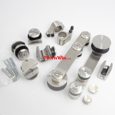 Stainless steel slide glass door wheel kits tracks sliding door system roller