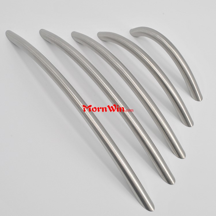 Stainless steel solid bow handle for furniture cabinet C type SS201 304 kitchen handle