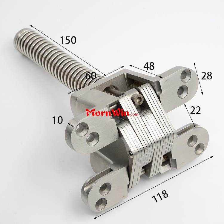 Stainless steel spring SOSS Invisible Closer Pivots concealed hinges