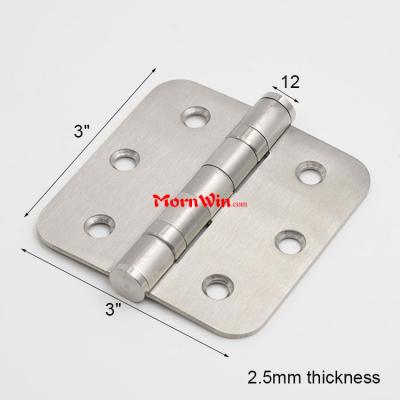 Top Quality Stainless Steel American Style Round Corner Door Hinge