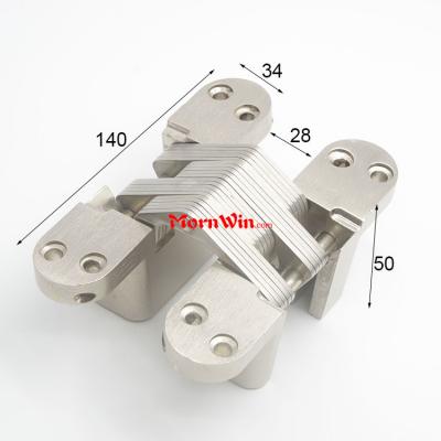 Wholesale 140mm Adjustable Zinc Alloy Concealed Invisible Door Hinge