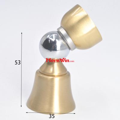 Wholesale door accessories custom brass magnetic door stopper