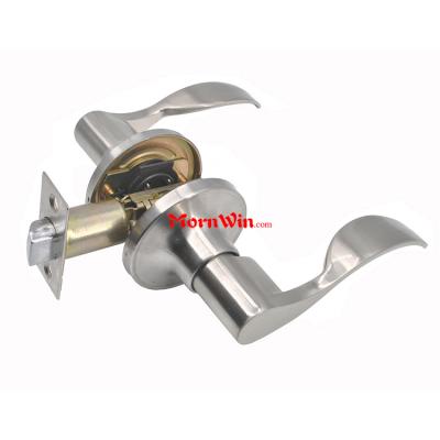 Zinc Alloy Tubular Lever Door Handles Set Passage Door Lever Lock