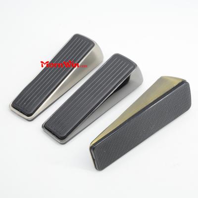 Zinc alloy removable Rubber Portable floor door stopper