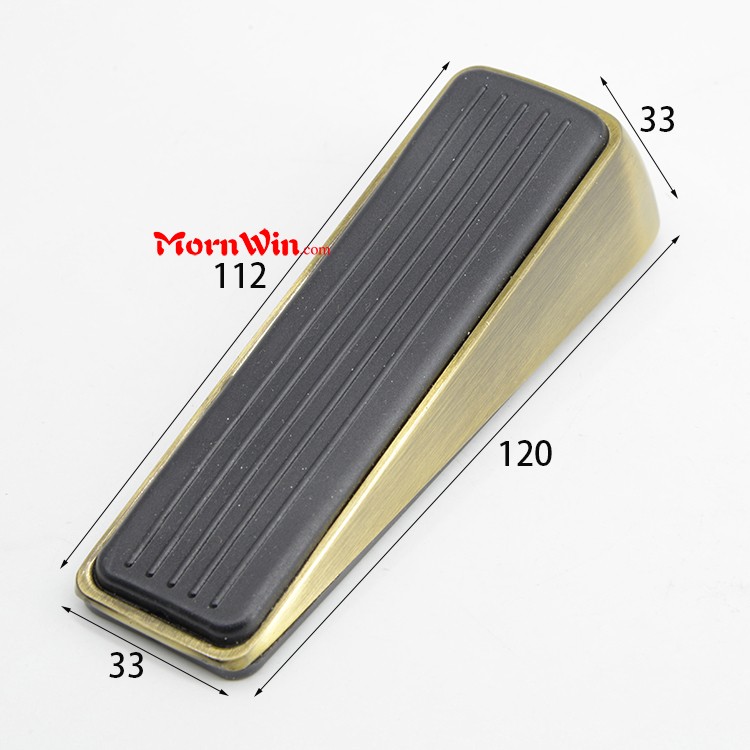 Zinc alloy removable Rubber Portable floor door stopper