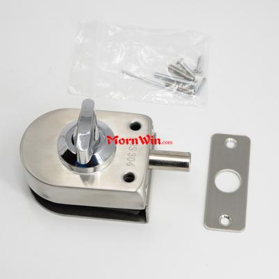 commercial stainless steel glass door locks