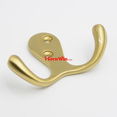 custom polishing brass coat hanger hook