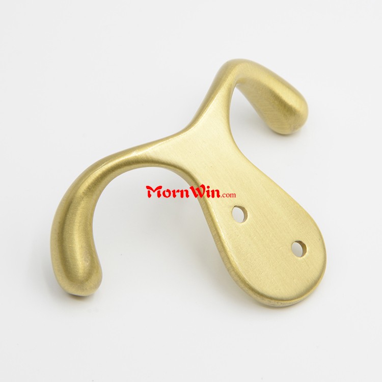 custom polishing brass coat hanger hook