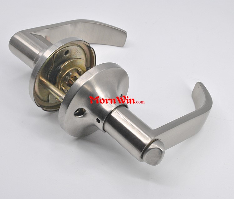 cylindrical tubular zamak zinc alloy lever handle door lock 