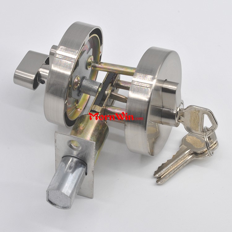durable heavy duty round roseset zinc alloy deadbolt door lock