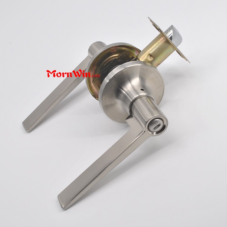 high quality cylindrical tubular zamak zinc alloy lever handle door lock 