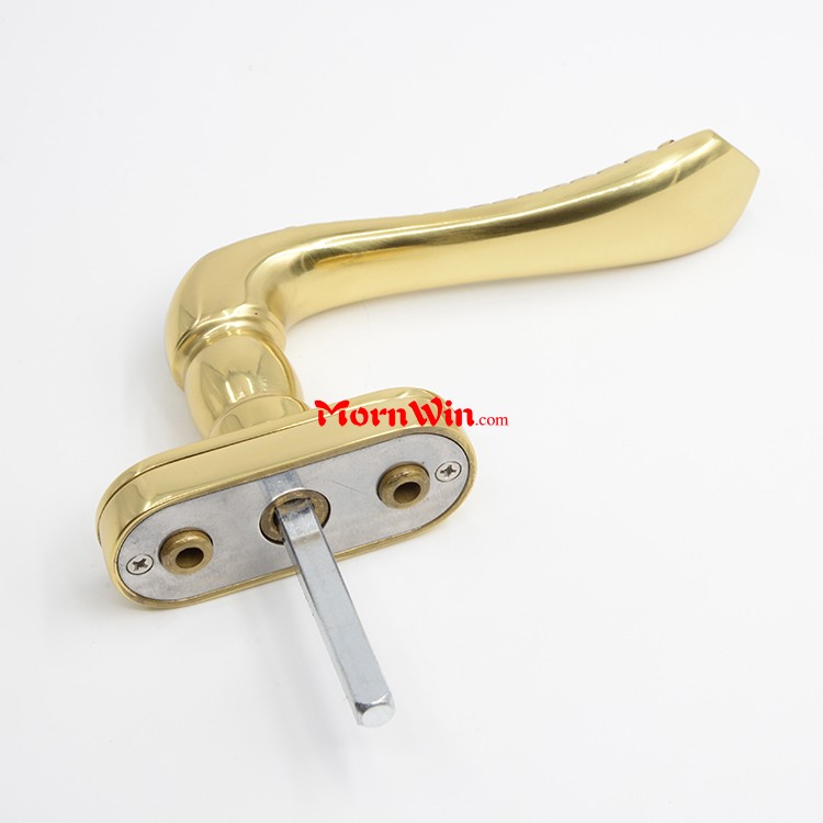 high quality polished brass lever window handle lock