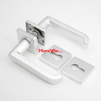 square aluminum door handle