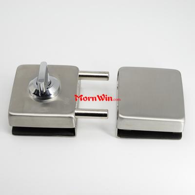 square glass door lock for glass door one side key one side knob